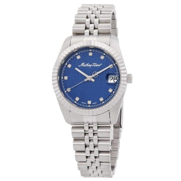 FX03816B NWT Mathey-Tissot Fashion Ladies Quartz Steel Authentic Watch - Picture 1 of 3